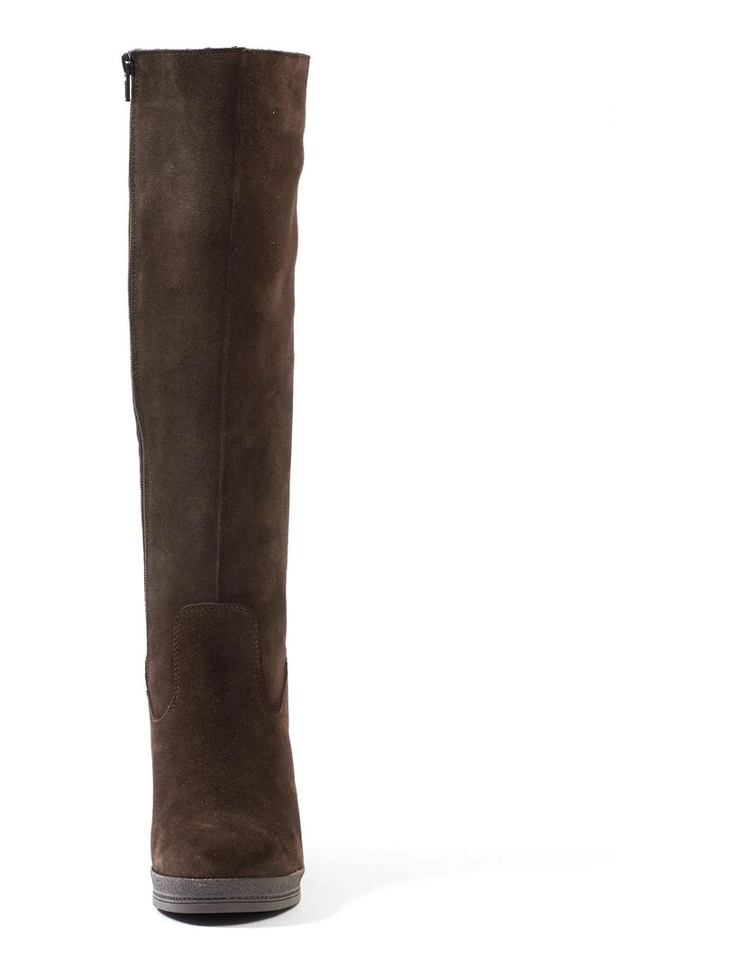 Gabylou   Bottes XL pour mollets larges   Modele Marine   Marron