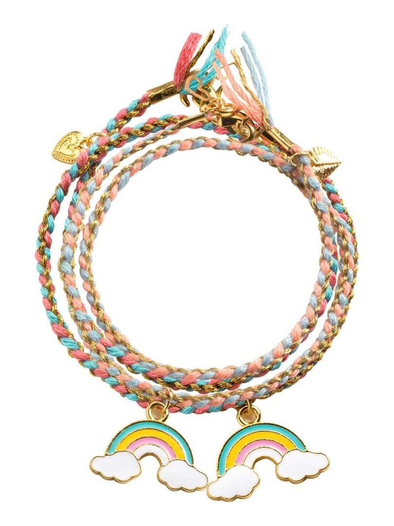 Kit créatif bijoux : Kumihimo Arc en ciel   N/A