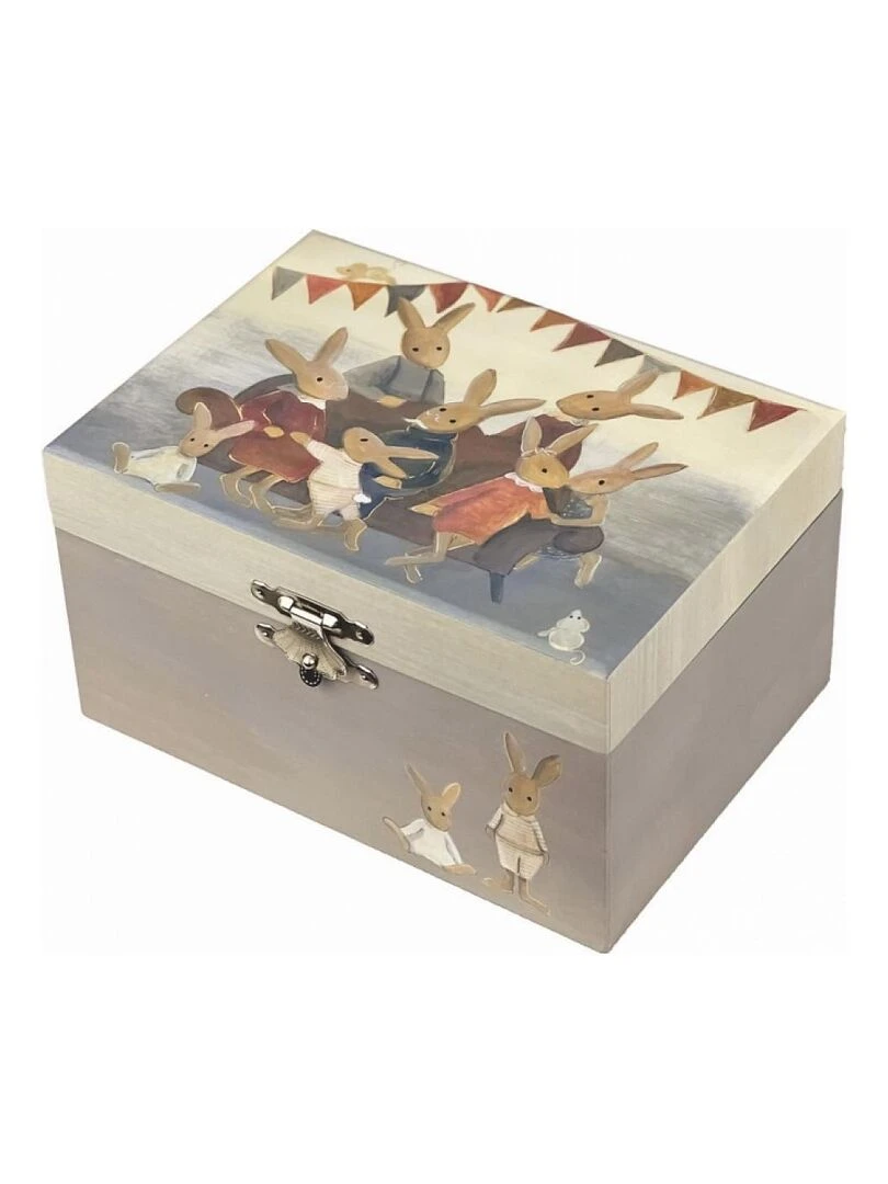 Coffret bijoux musical Anniversaire Multicolore