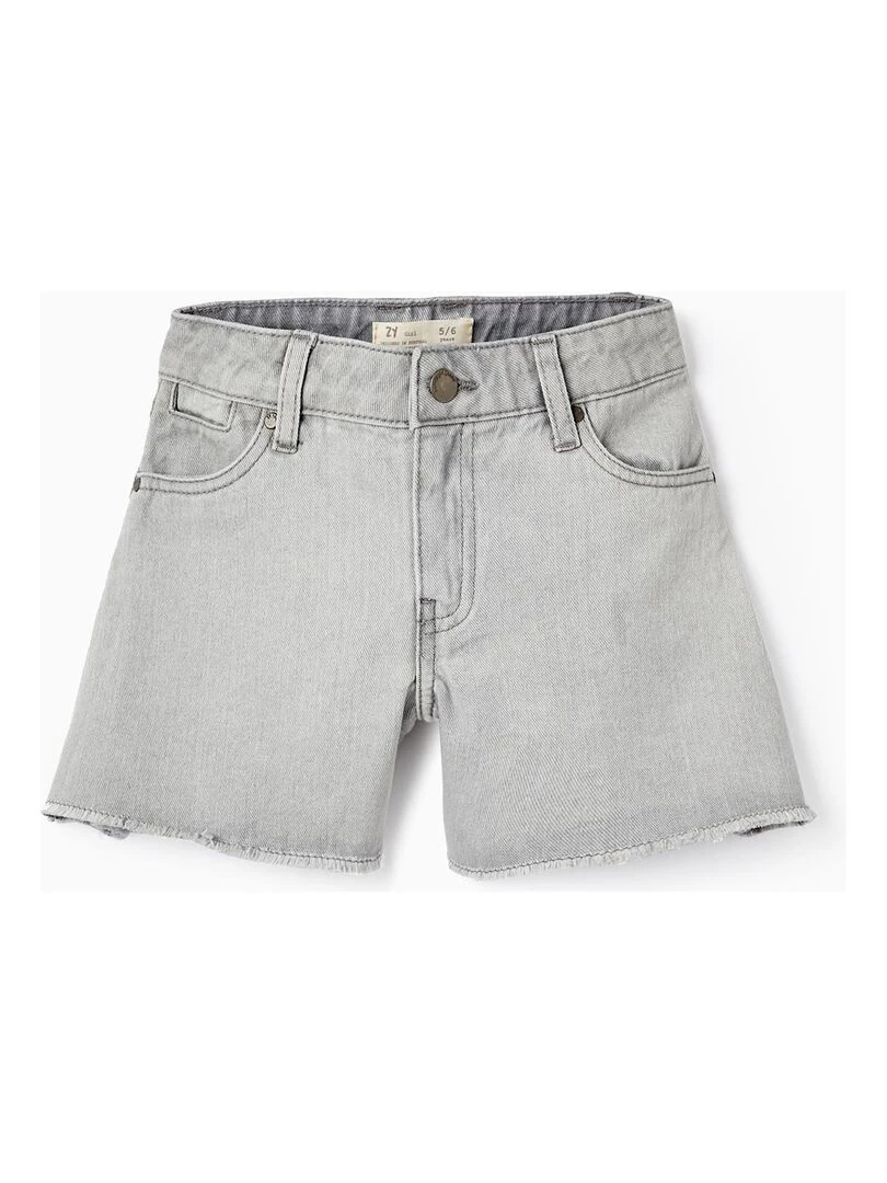 Shorts en jean en coton pour fille SICILIAN DAYS Vert