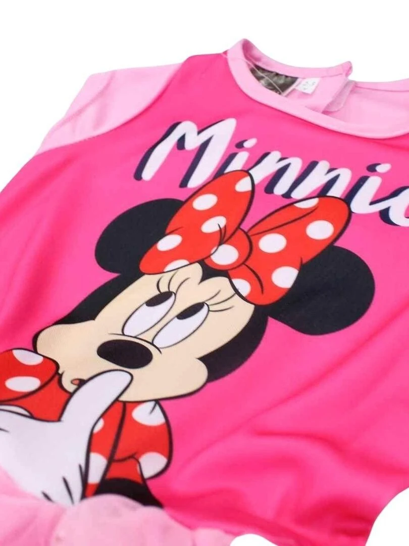 Disney   Robe fille imprimé Minnie   Rose