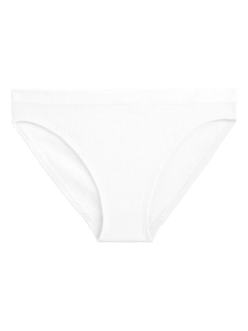 Lot de 2 culottes noire et blanche fille Saeva   Noir