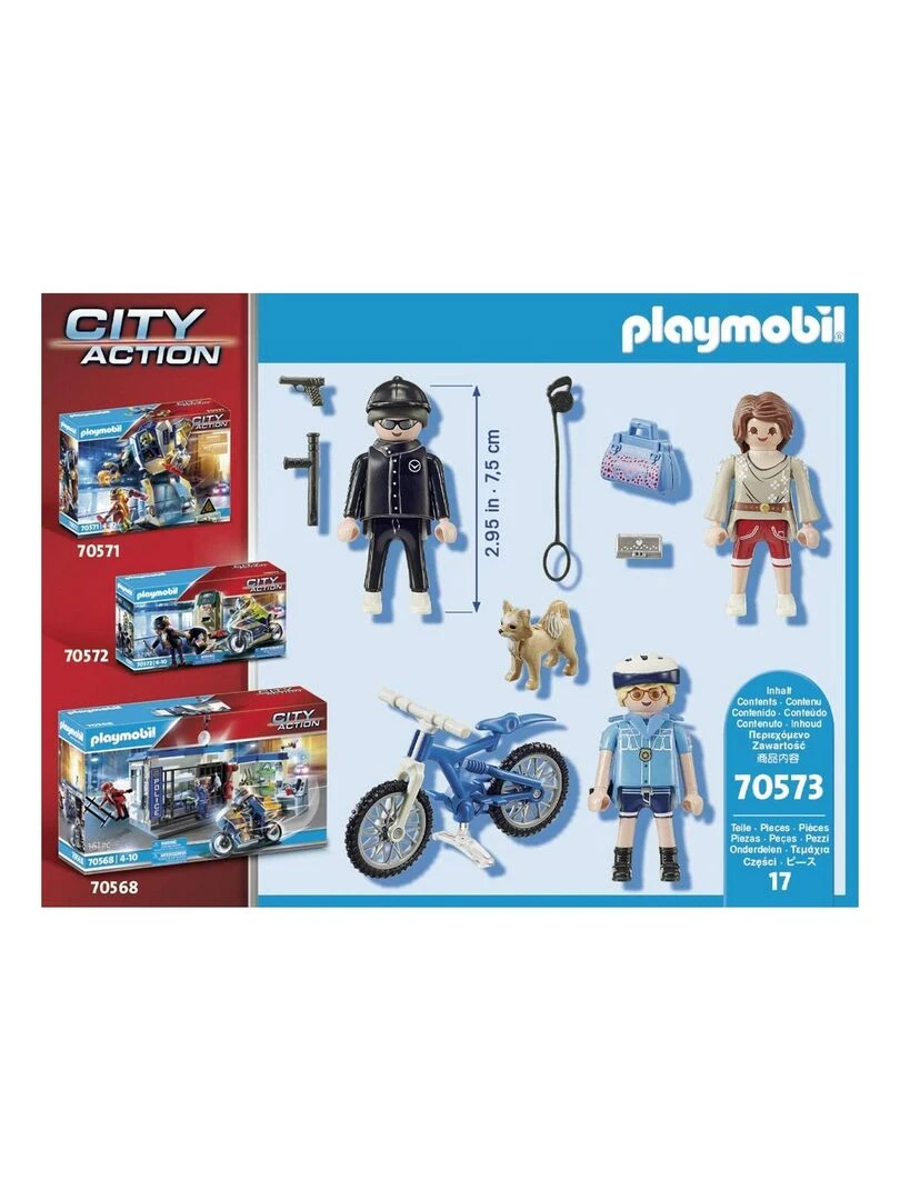 70573 Police Policière Et Voleur  'playmobil' City Action   N/A