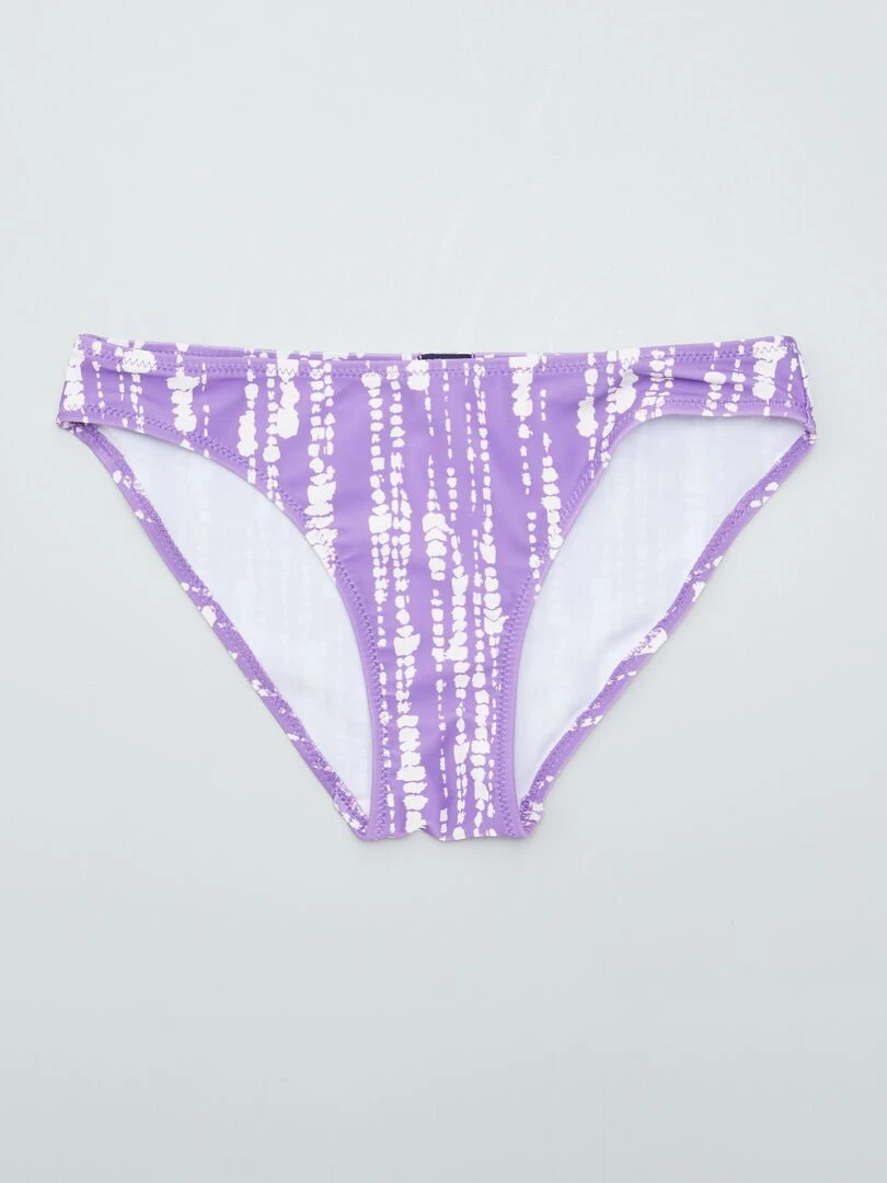 Maillot de bain tie dye   2 pièces   Violet