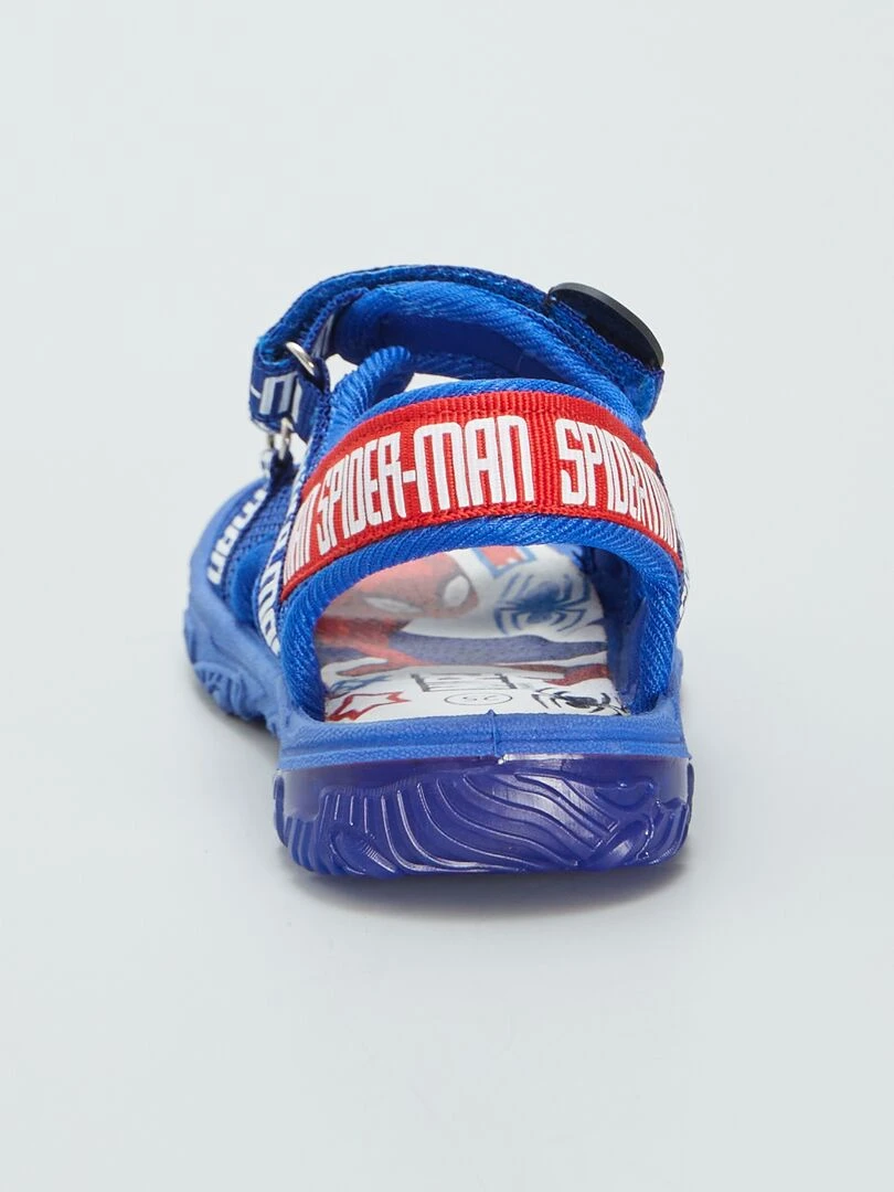 Sandales à scratchs 'Spider man'   bleu