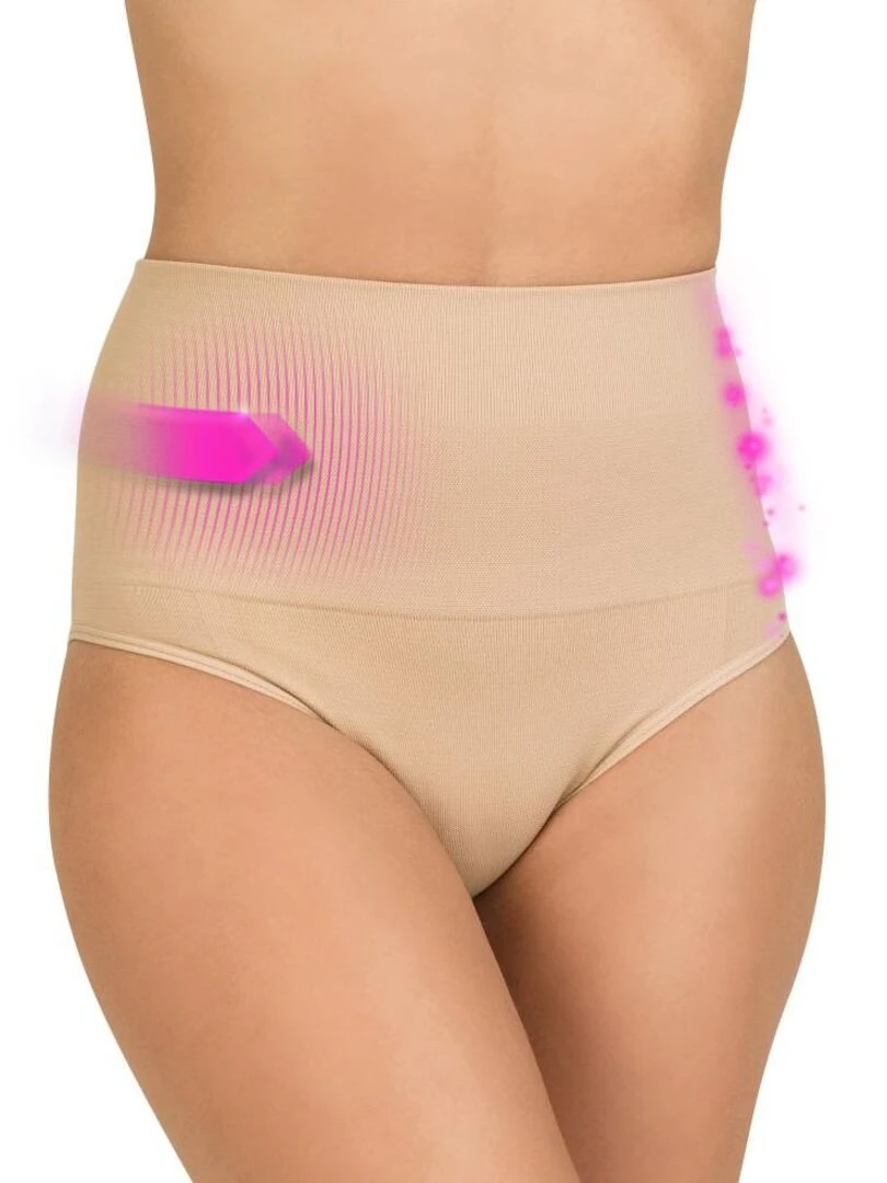Culotte sculptante taille haute noir So'Slim Beige sable