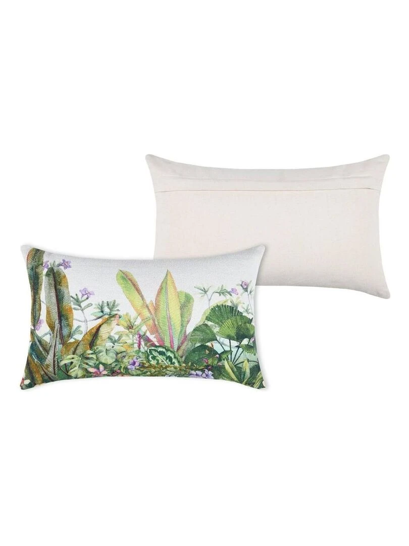 Coussin 30x50 cm Olya coton Blanc