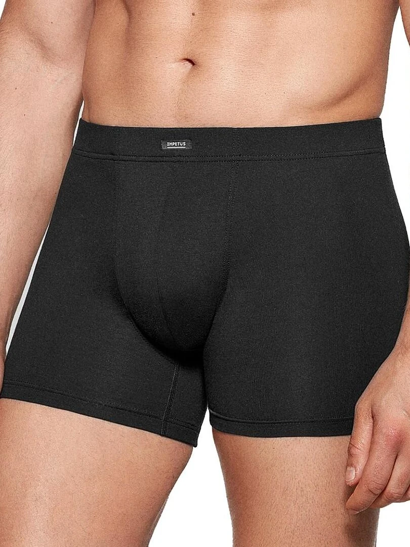 Boxer en coton modal stretch Essentials Noir