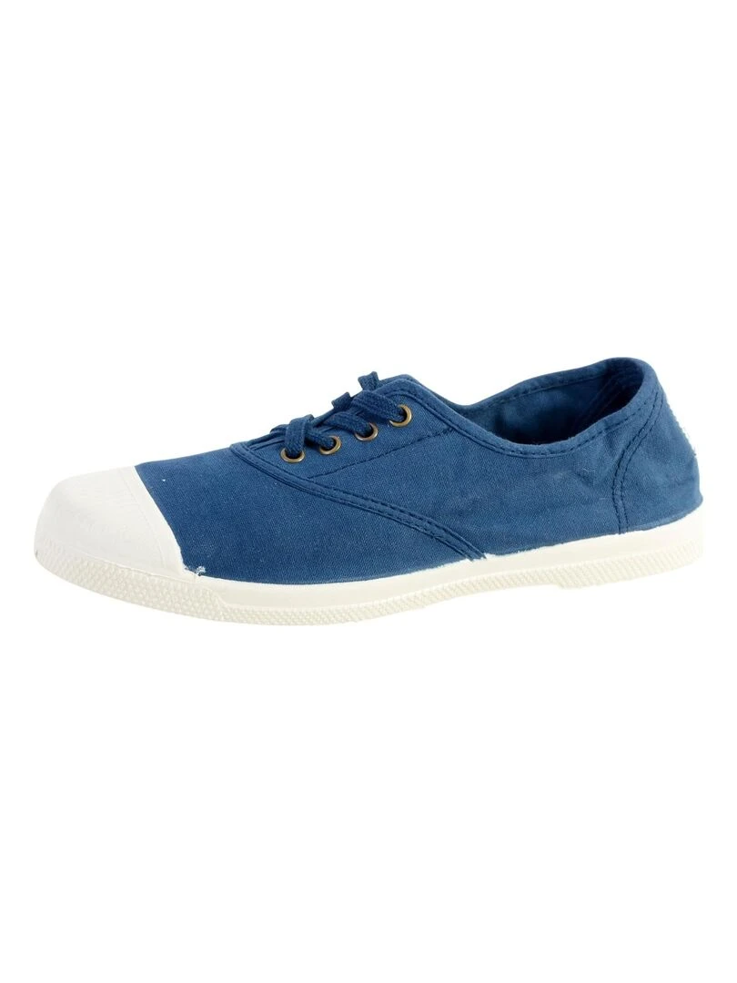 Tennis Lacet Natural World INGLES TINTADO ELAST. CORDONES 102 Bleu