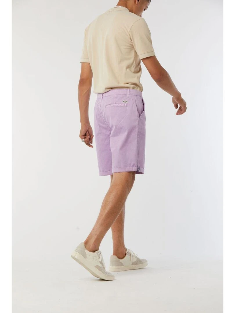 Lee Cooper   Short coton regular NARO   Violet clair