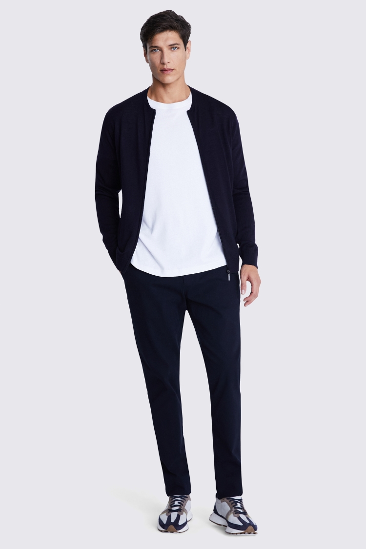 White Merino Mock-Neck Jumper   Buy Online at Moss
