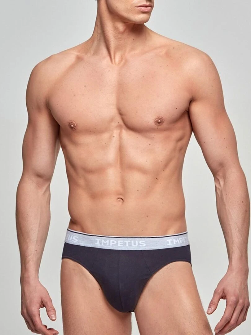 Slip bio organique Oeko Tex Cotton Organic Bleu