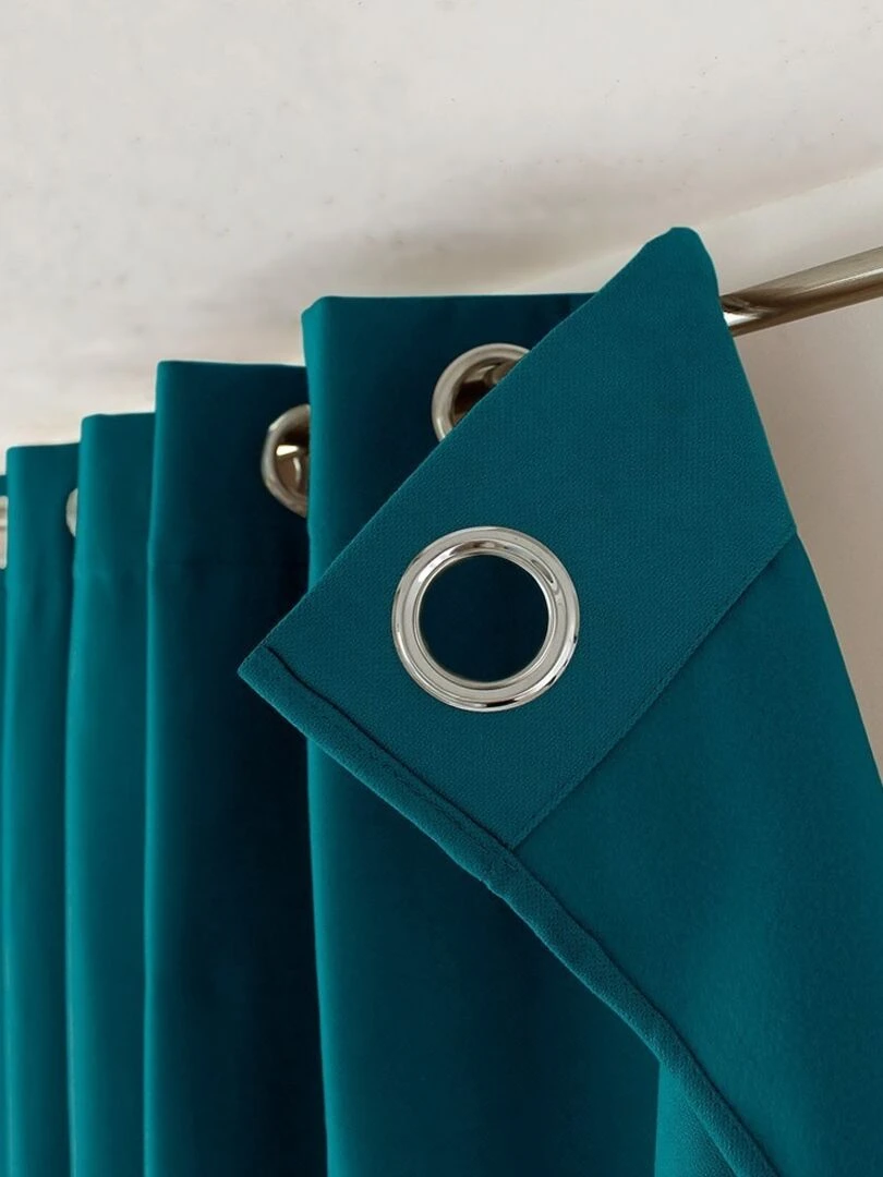 Rideau occultant thermique 140x240 Nordica canard   Bleu
