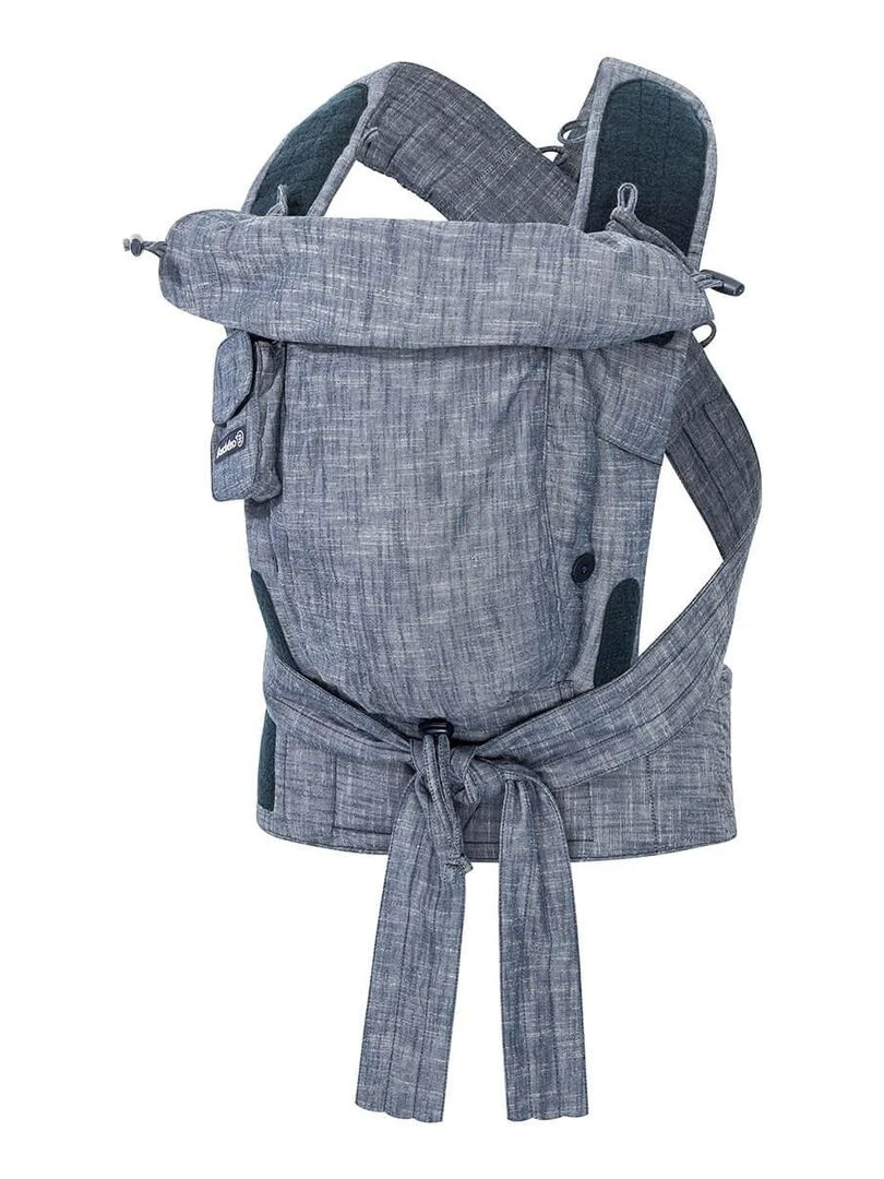 Hoppediz Porte bébé Bondolino Blanc Beige Bleu