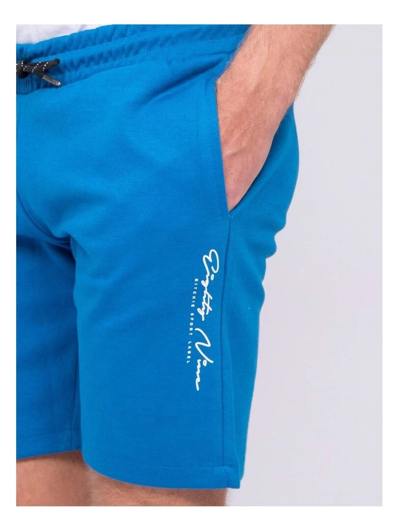 Bermuda molleton BELLO   Bleu roi