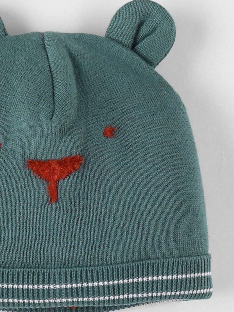 Bonnet Nouky en tricot    Noukie's   Vert