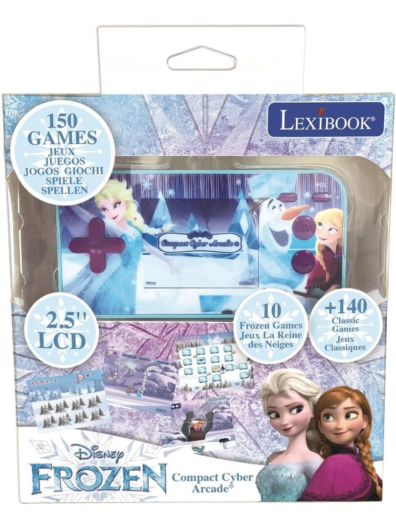 Console Portable Compact Cyber Arcade® Reine Des Neiges   Écran 2.5'' 150 Jeux   N/A