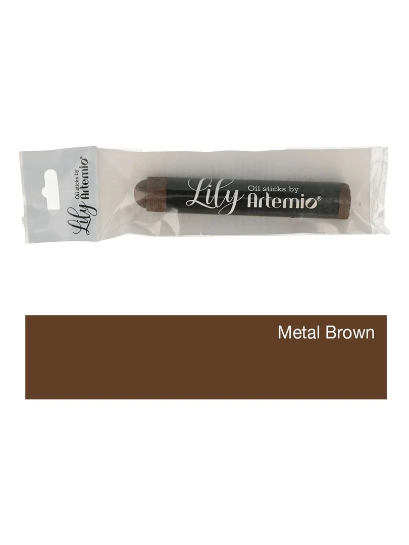 Pastel à l'huile métallique marron N/A