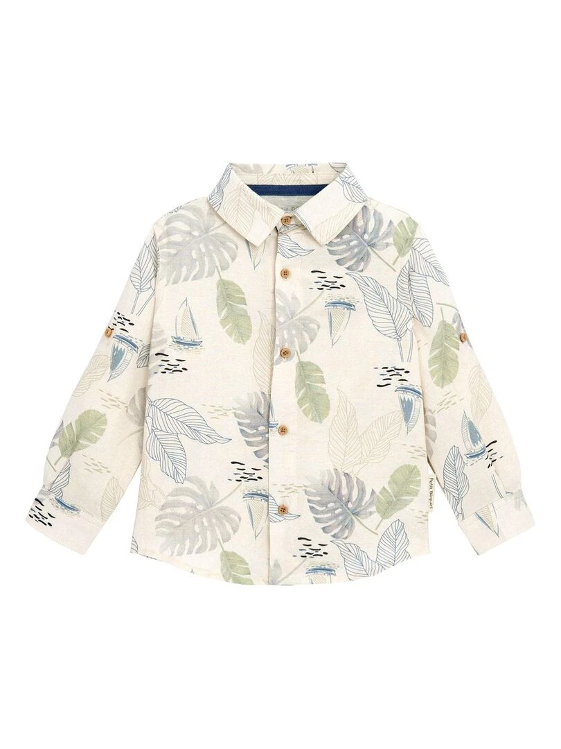 Chemise garçon Biarritz Ecru