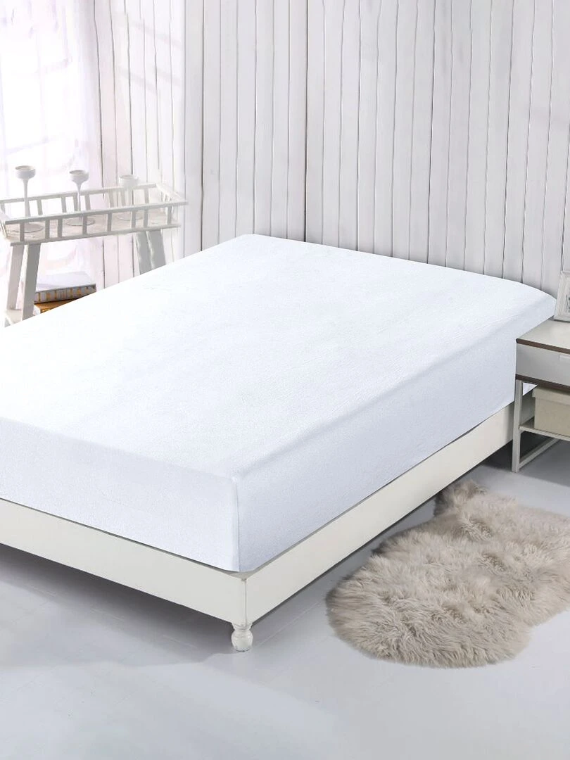 Drap house uni blanc