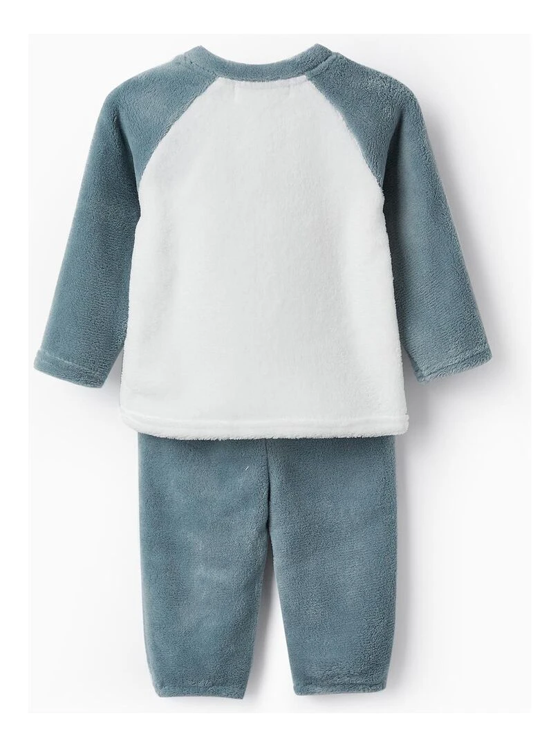 Pyjama en peluche pour bébé garçon 'Lama' DISCOVER PERU Bleu