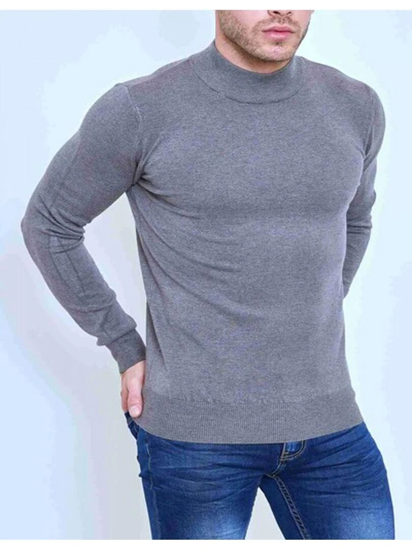Pull manches longues Kebello   Gris