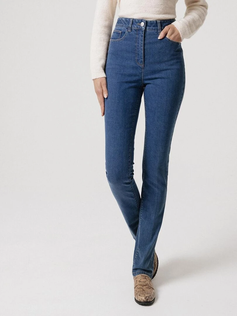 Jean taille haute Perfect Fit by Damart Damart Bleu