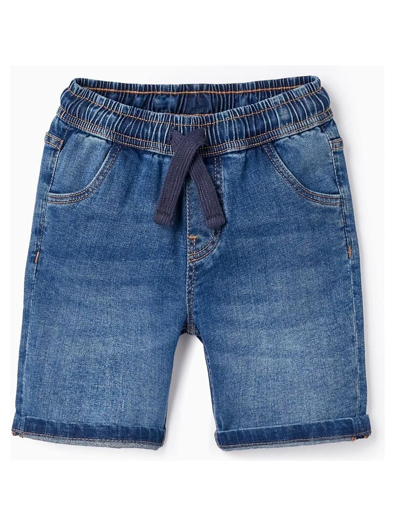 Short en Jean en Coton pour Garçon 'Midi' EXPLORING AUSTRALIA Bleu