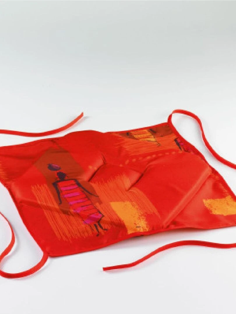 Coussin Galette de chaise Collection Jaya Orange