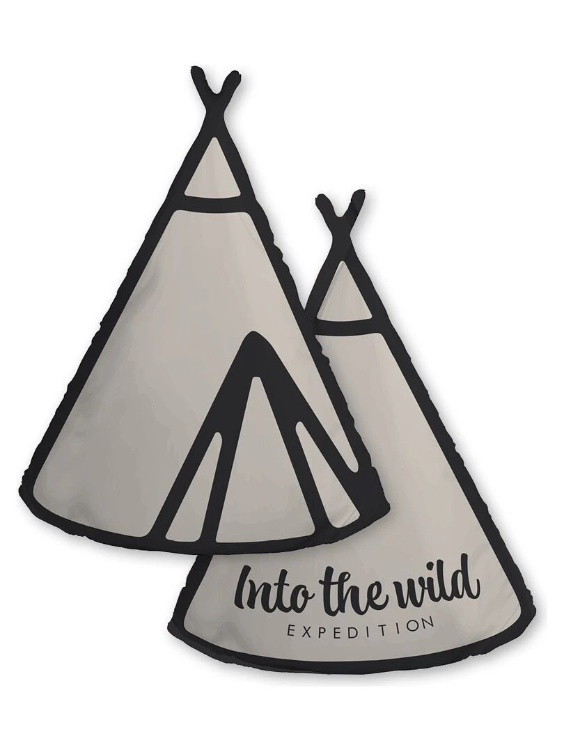 Coussin Into the wild   Beige