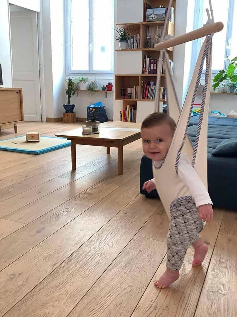 SIEGE SAUTEUR PETITE PLANETE® SAUGE   Bleu Vert Gris