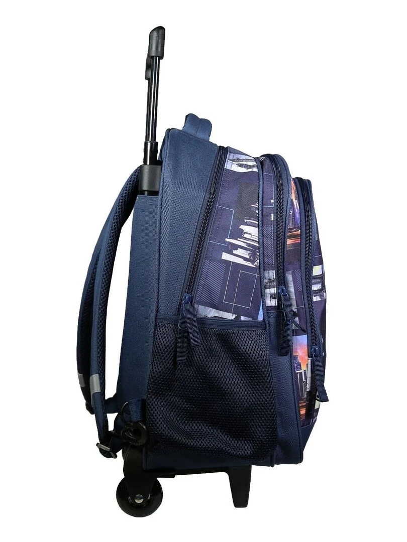 BAGTROTTER Sac à dos à roulettes Offshore City Ville Bleu   Bleu