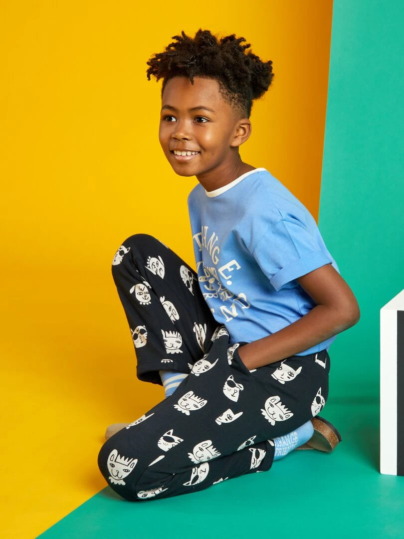 Pantalon en molleton X Little Bad Wolf   Noir