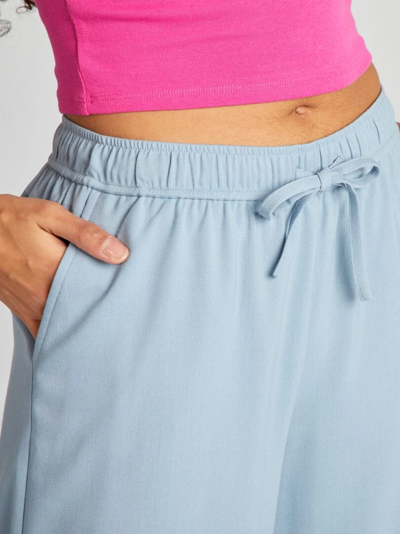 Pantalon large city   Bleu