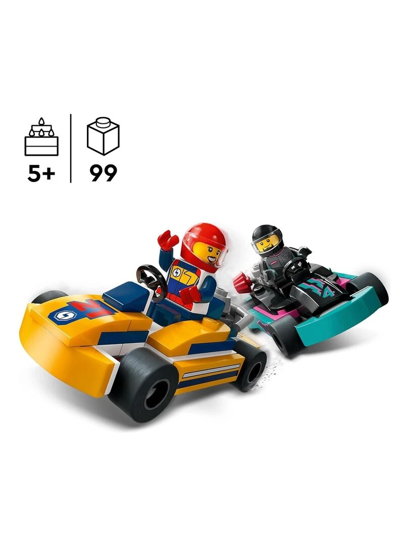 Les karts et les pilotes de course   N/A