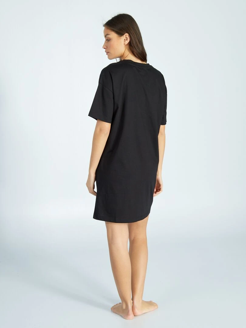 Chemise de nuit 'Bambi'   Noir