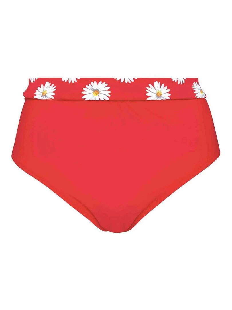 Culotte haute GRENADINE Brigitte Bardot Bain Rouge