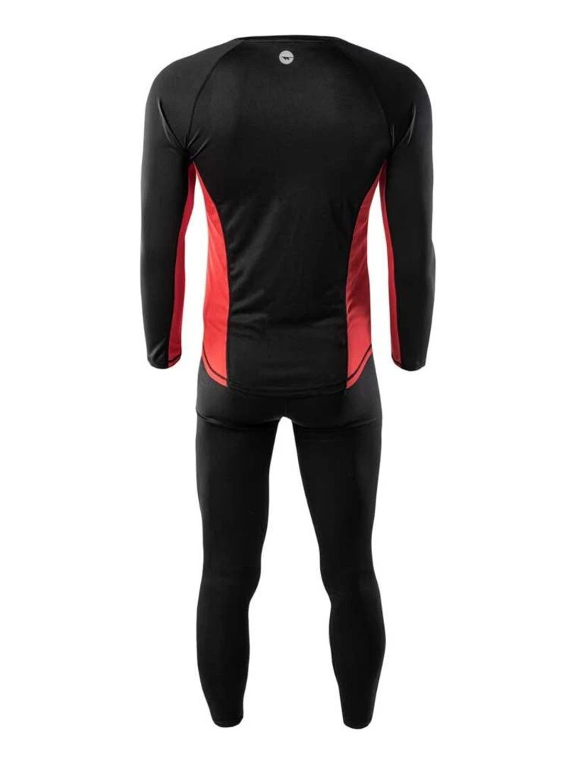 Hi Tec Ensemble Sous vêtements thermiques KAMO Noir Rouge