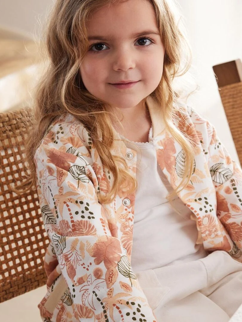 Veste teddy bébé Para   Orange