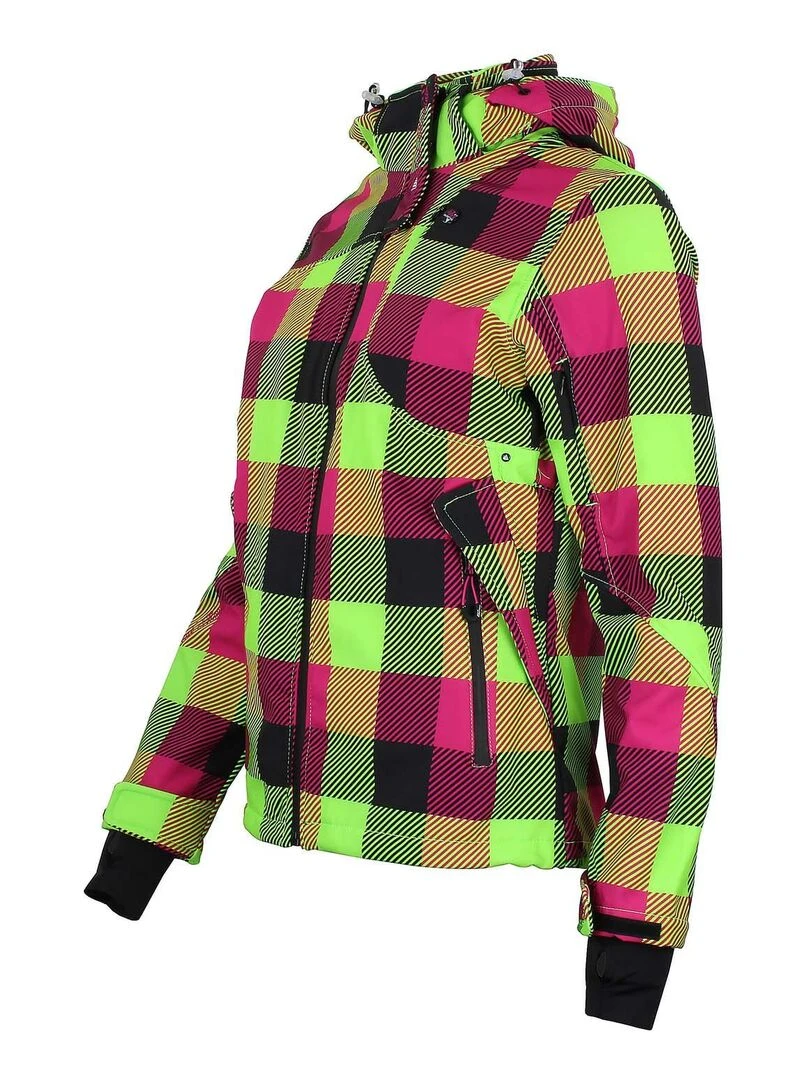 Blouson softshell femme AVENYKS   PEAK MOUNTAIN   Rose fushia