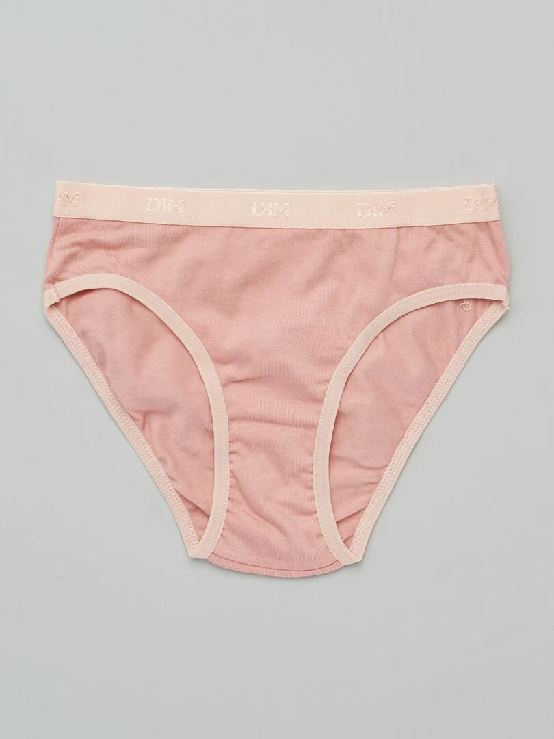 Lot de 5 culottes Les Pockets de 'DIM'   Rose/blance