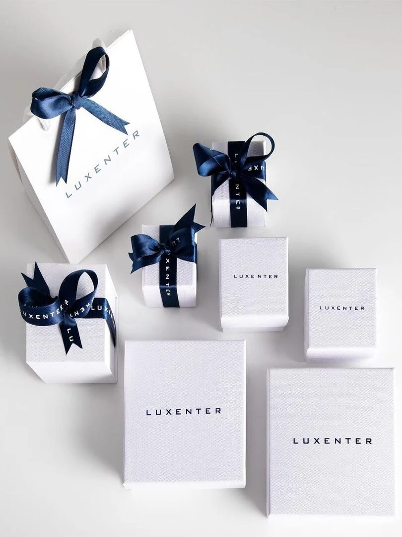 Luxenter Otieno Bague en argent 925   Bleu