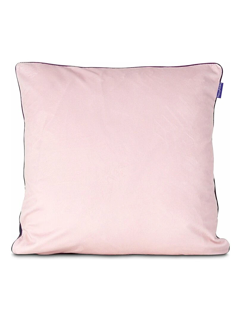 Housse de coussin décoratif Allure "Happyfriday" Blanc