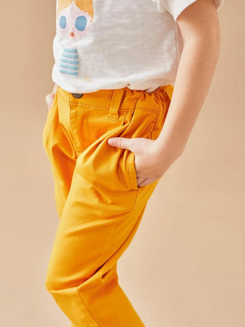Pantalon en twill    Noukie's   Jaune