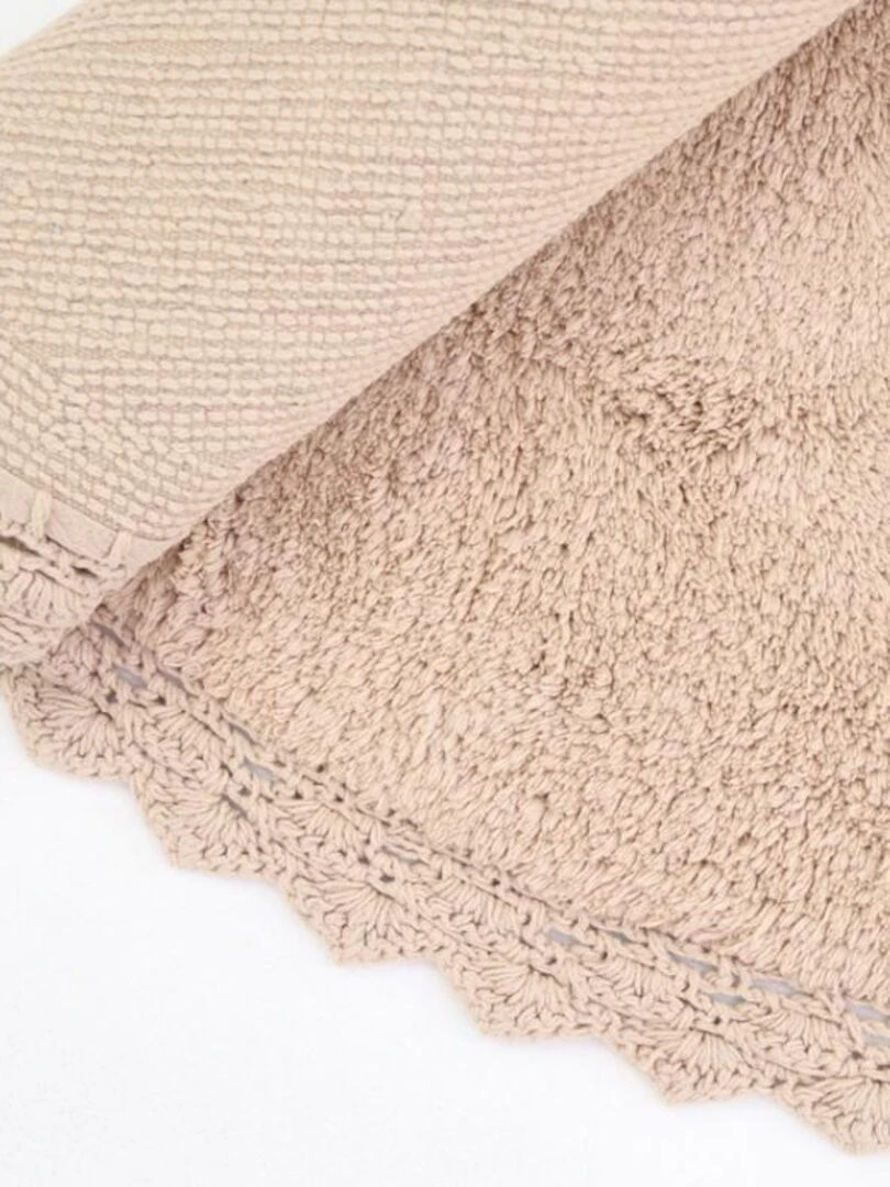 Tapis Rond Perla Nude (110 Cm) Beige