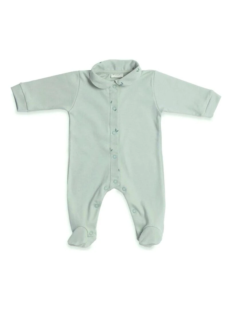 Pyjama Bébé Léger Bio Organic Green Vert