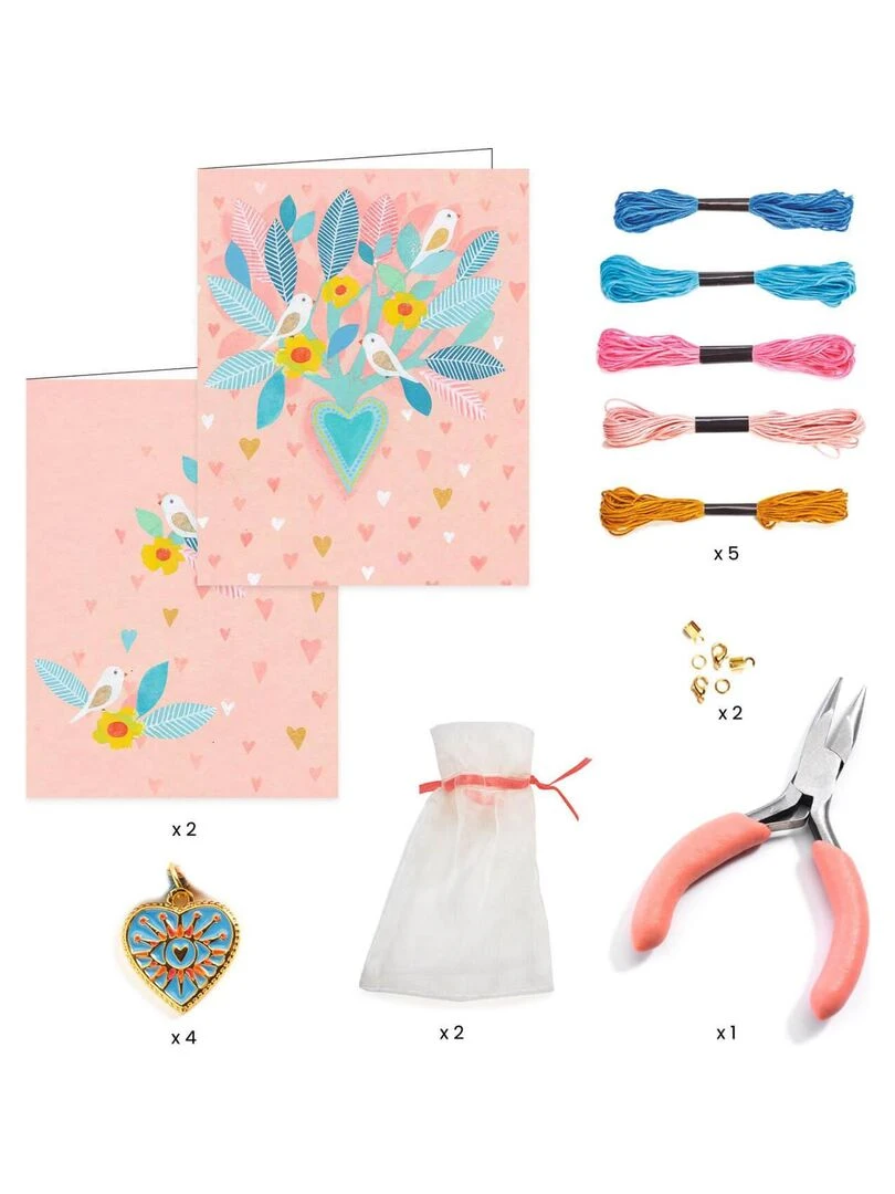 Kit créatif bijoux :  Tila et Fleurs   N/A