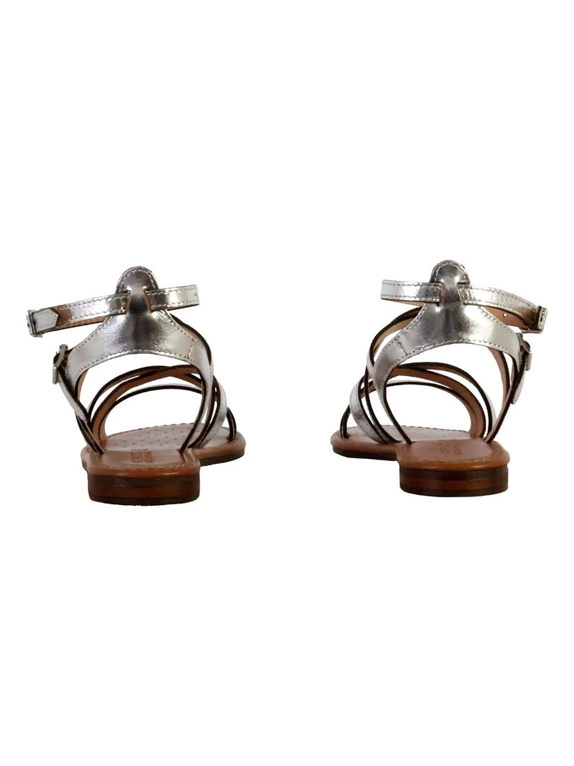 Sandales Cuir Geox Sozy   Gris