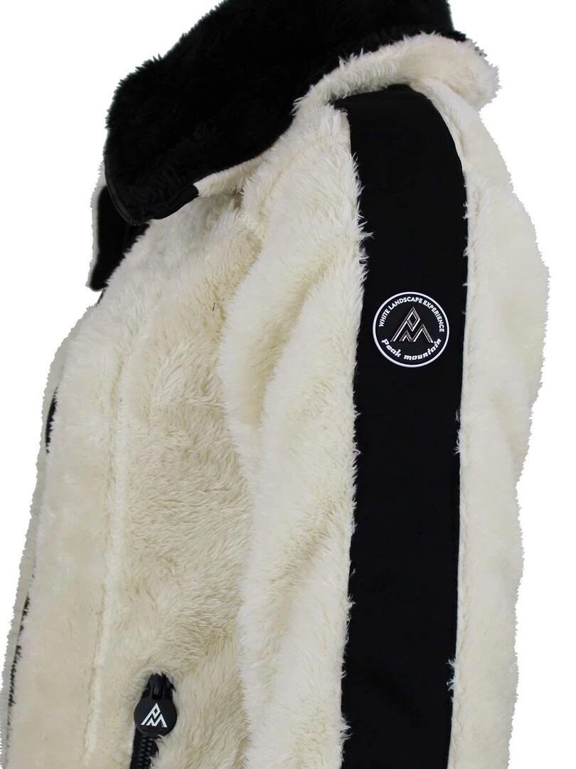 Blouson polaire femme AREVA   Ecru