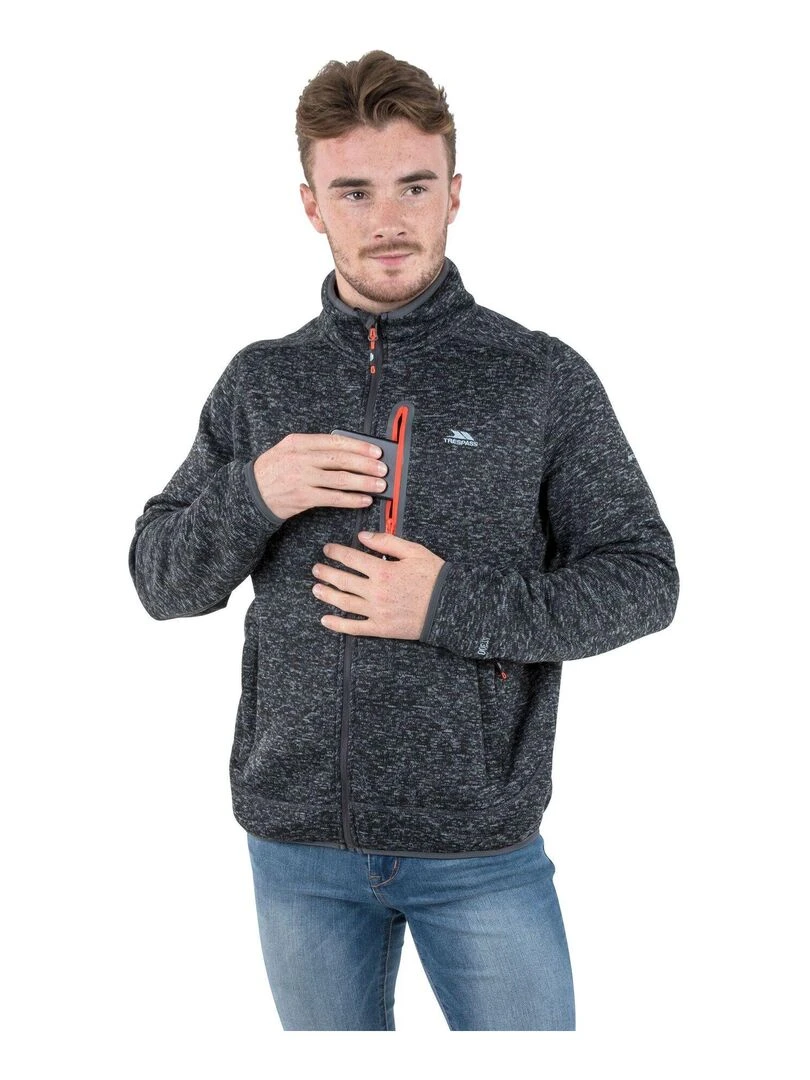 Trespass   Veste polaire BINGHAM   Gris chiné